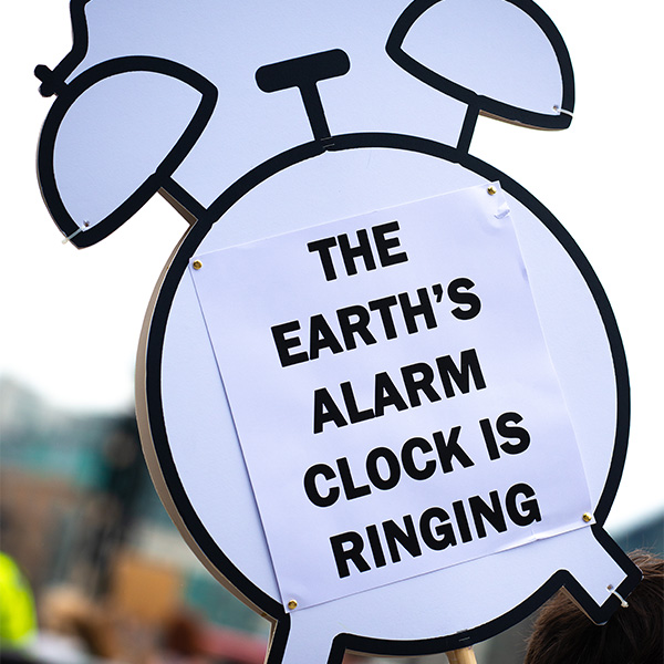London, UK. 26th June 2019. One of the many posters & banners seen at The Time Is Now demonstration. The mass rally around Parliament, central London, UK, for action on climate change and environment.